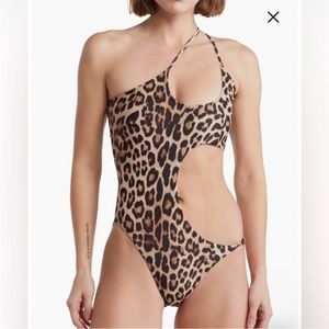 NWT Good American Miami Cut Out One Piece Swimsuit